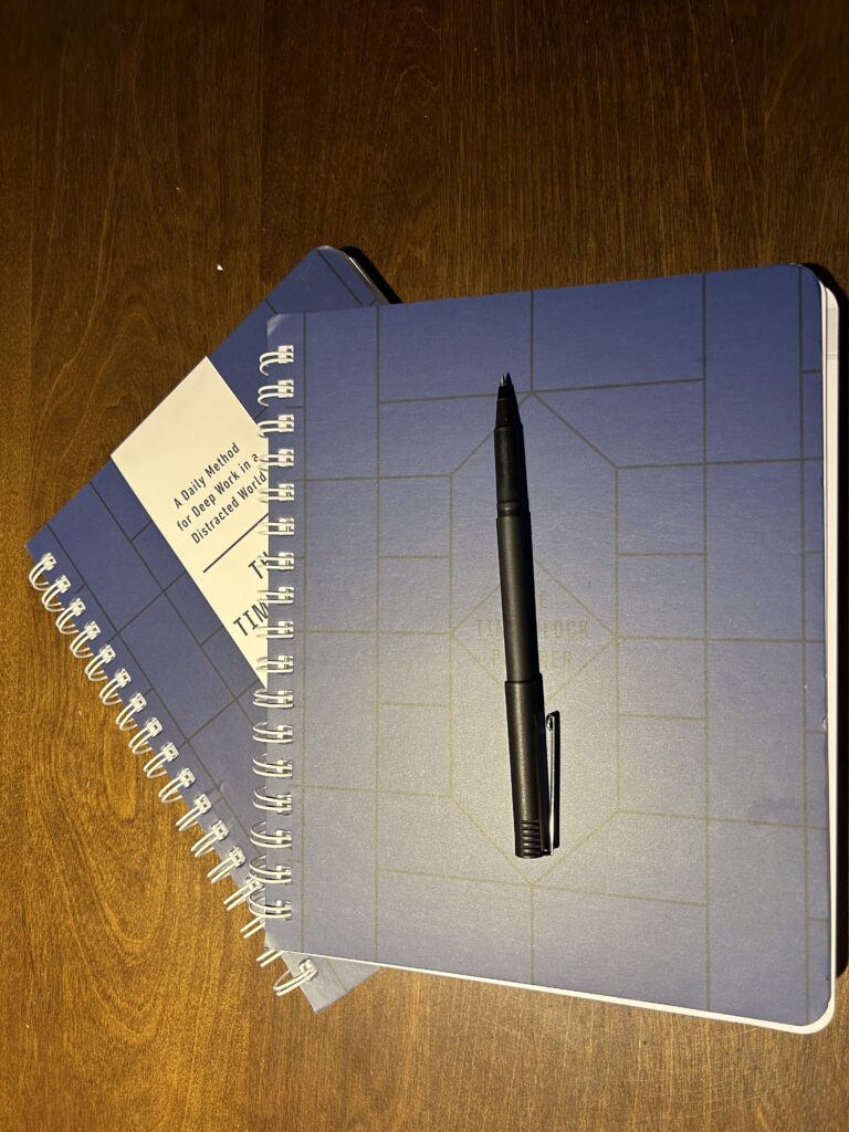 Two time-block planners