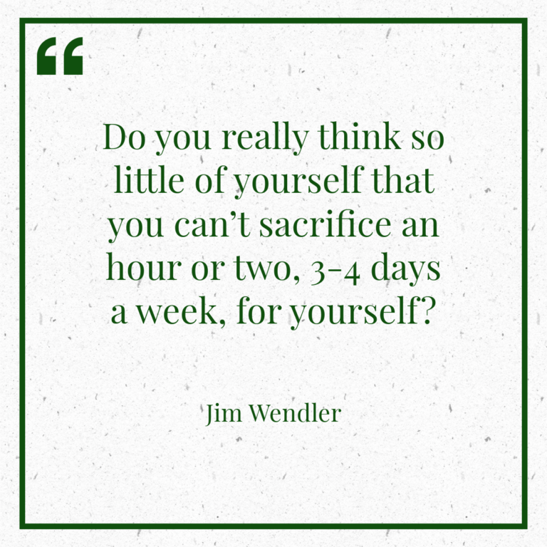 Do you really think so little of yourself?