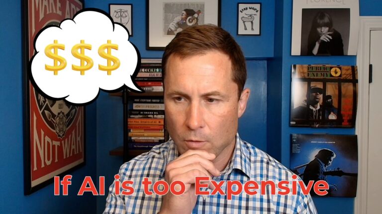 What if AI is too Expensive?